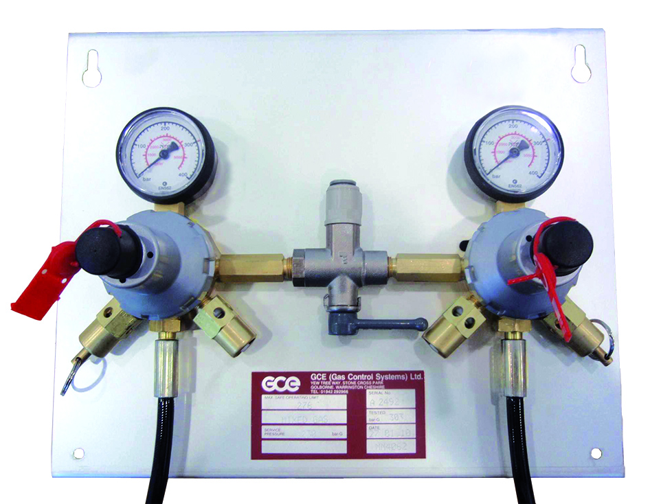 TWIN REGULATOR & LP CHANGEOVER VALVE - MIXED GAS page image